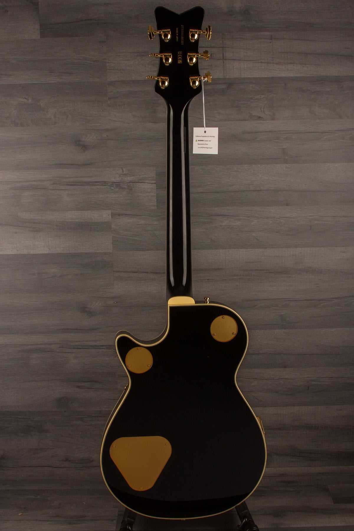 Back view of the G6134TG Limited Edition Paisley Penguin™ with gold accents and mahogany body.