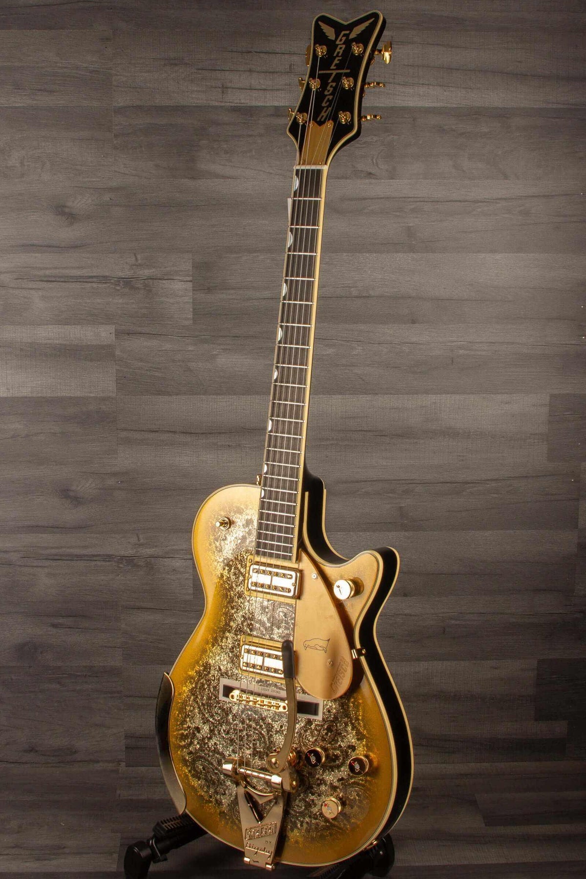 G6134TG Limited Edition Paisley Penguin™ with Gold Paisley finish and String-Thru Bigsby®