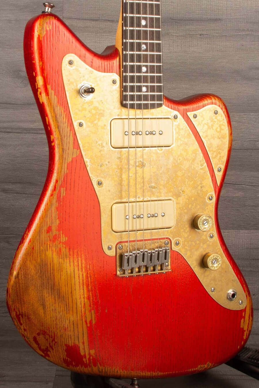 Paoletti Loft Series 112 Electric Guitar - 2xP90, Candy Apple Red