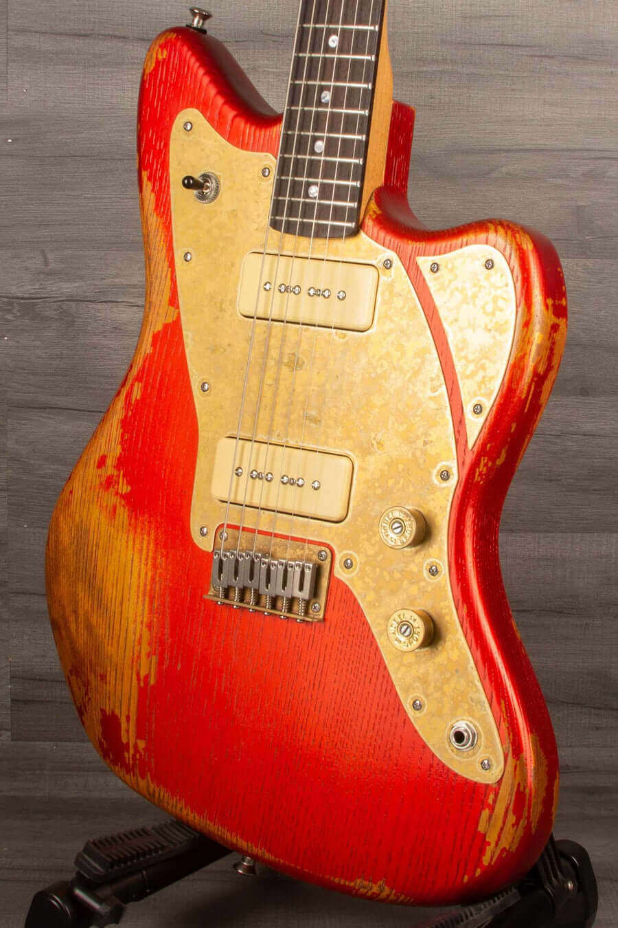 Paoletti Loft Series 112 Electric Guitar - 2xP90, Candy Apple Red