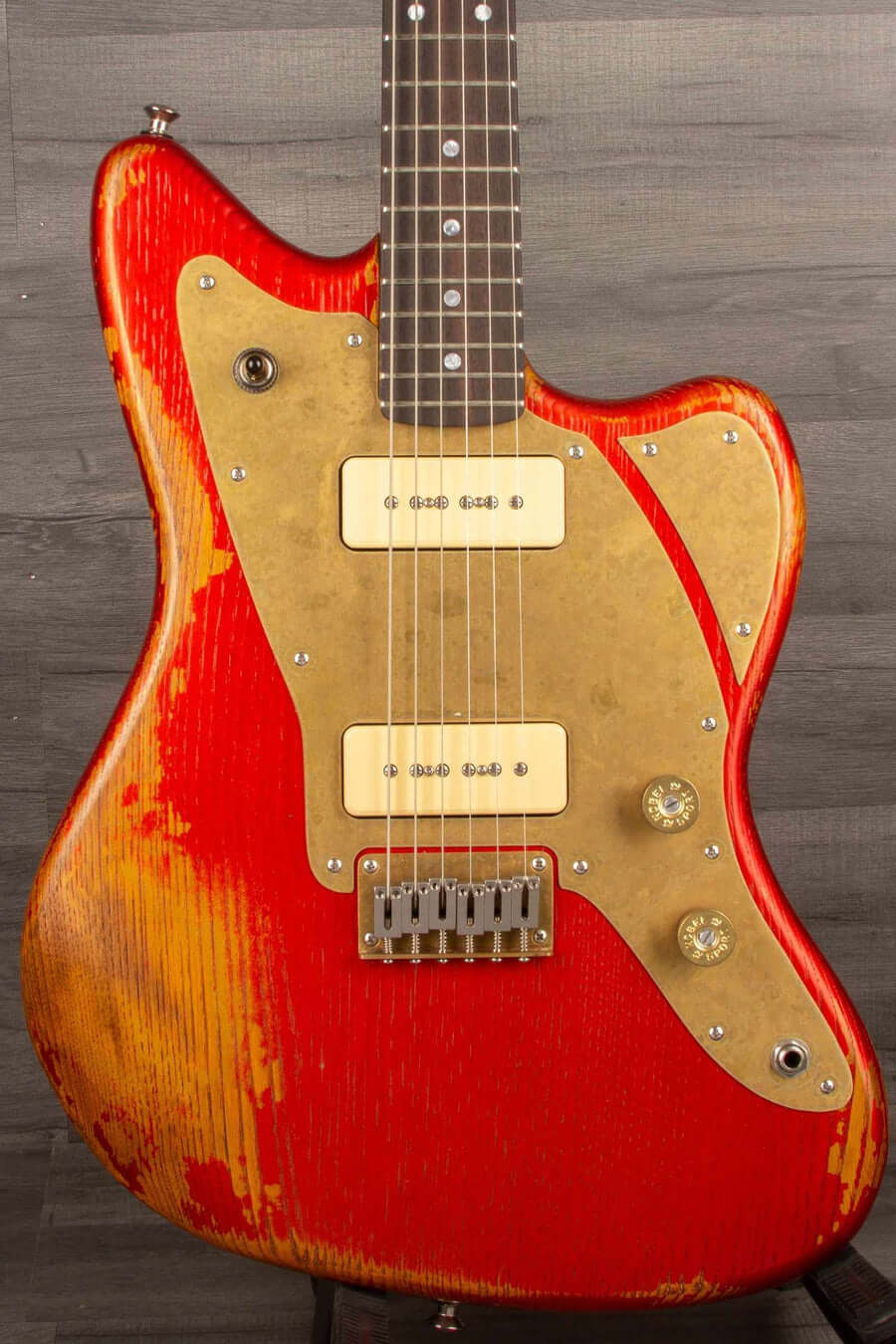Paoletti Loft Series 112 Electric Guitar - 2xP90, Candy Apple Red