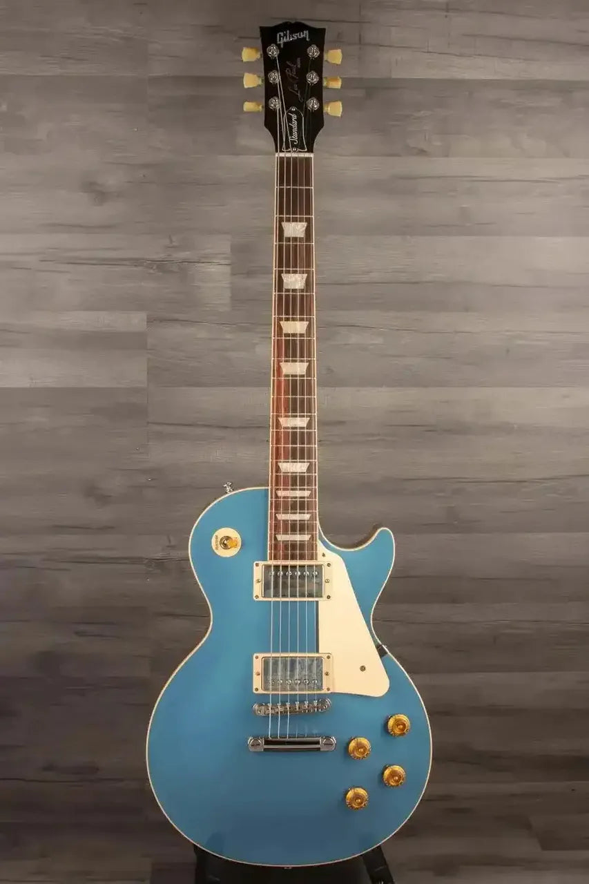 Gibson Les Paul Standard '50s Plain top, pelham blue - MusicStreet