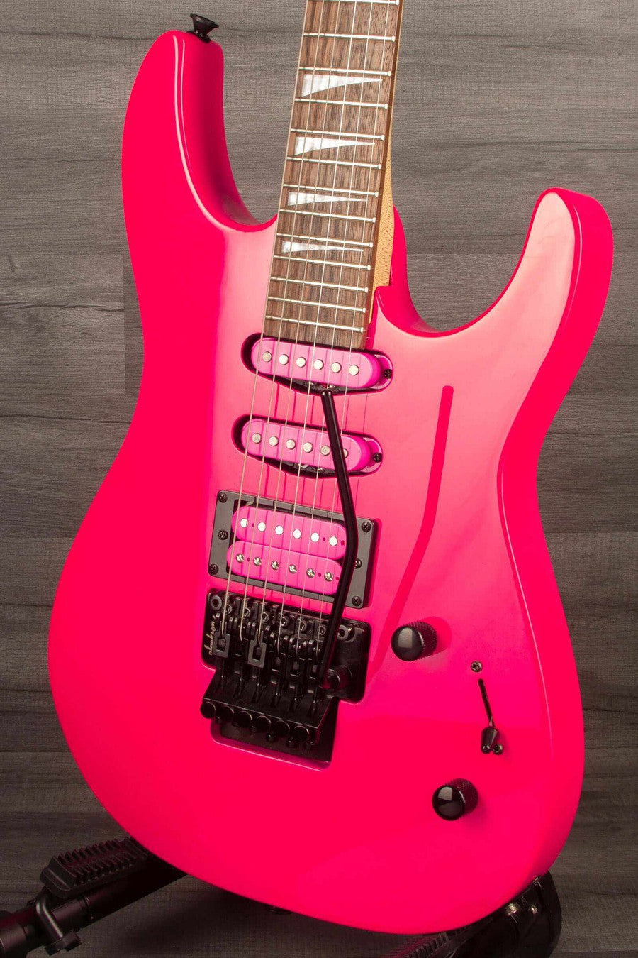 USED Jackson DK3XR HSS, Laurel Fingerboard, Neon Pink