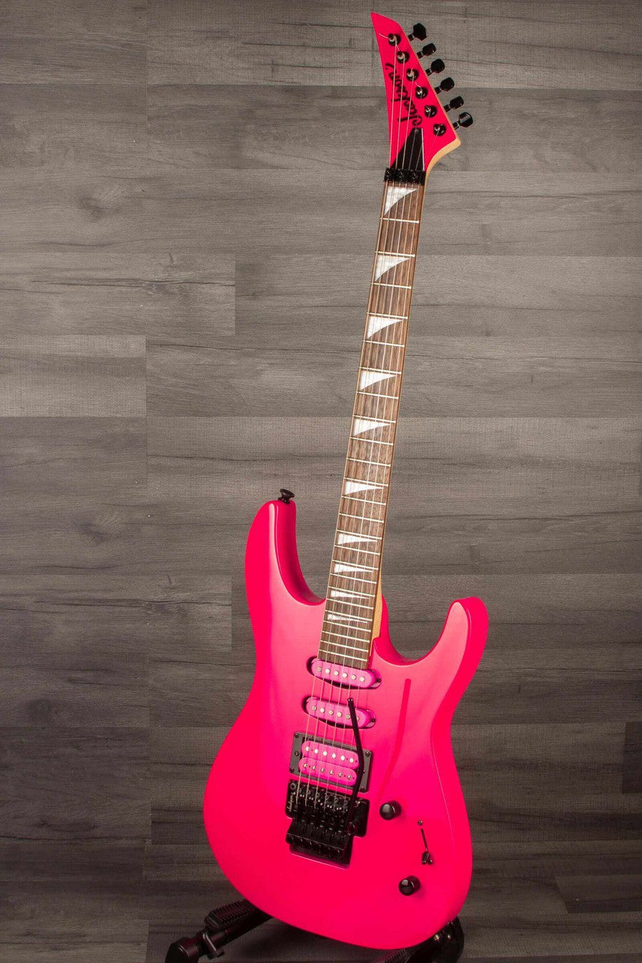 USED Jackson DK3XR HSS, Laurel Fingerboard, Neon Pink