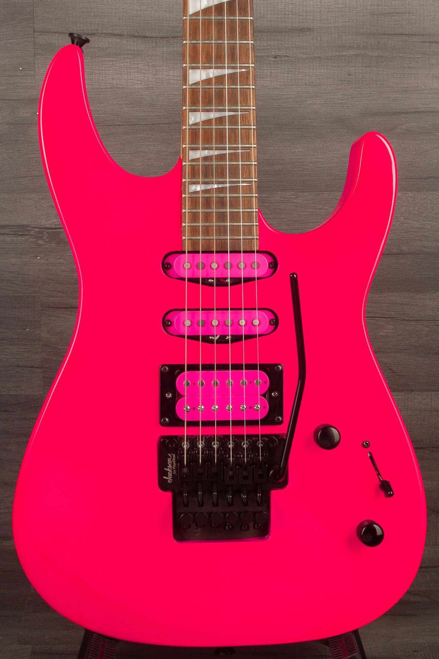 USED Jackson DK3XR HSS, Laurel Fingerboard, Neon Pink