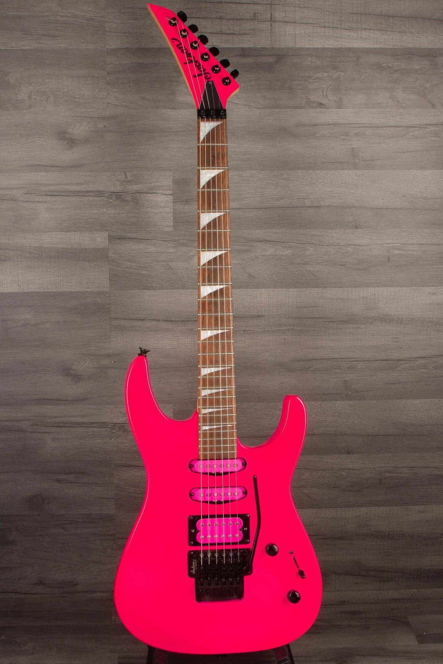 USED Jackson DK3XR HSS, Laurel Fingerboard, Neon Pink