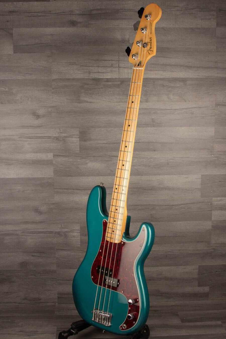 USED - Fender FSR Player Precision Bass Guitar - Ocean Turquoise