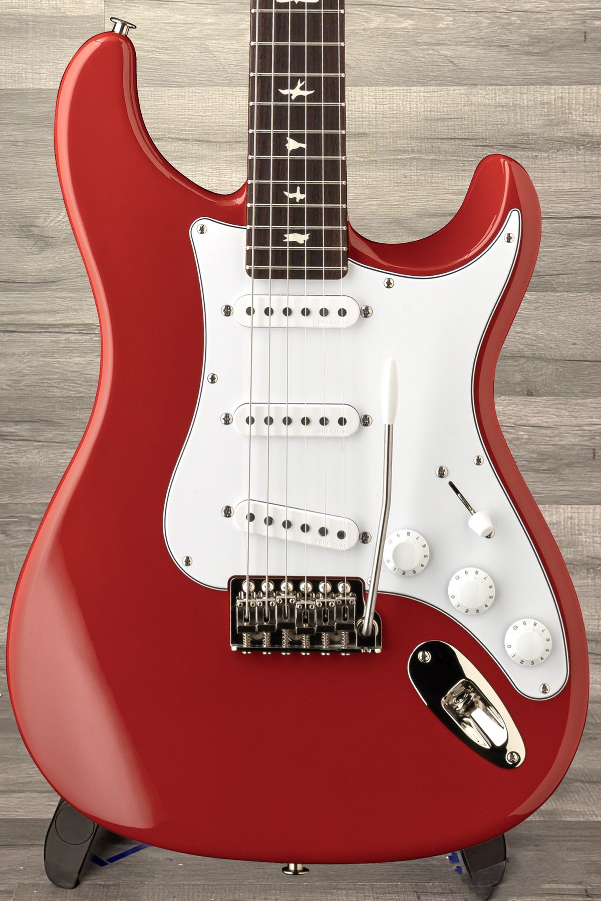 PRS John Mayer Silver Sky Defender Limited Edition - Portofino Red