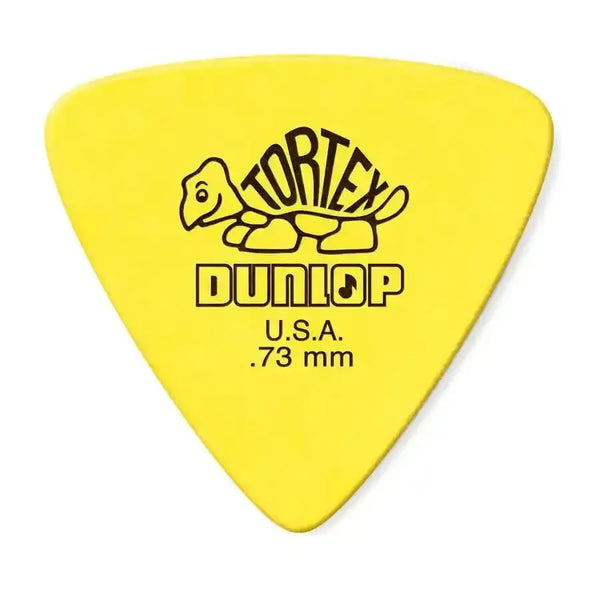DUNLOP Tortex Triangle Player Pack 6 Piece Yellow 0.73mm