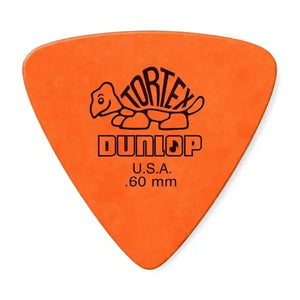 DUNLOP Tortex Triangle Player Pack 6 Piece Orange 0.60mm - Set Up by MusicStreet