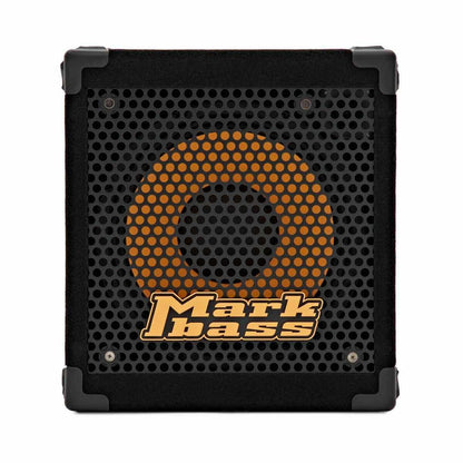 Mark Bass Markbass New York 121 Bass Speaker Cab front view with honeycomb grille and logo.