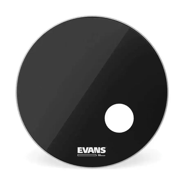 EVANS EQ3 Resonant Black Bass Drum Head, 22 Inch - MusicStreet