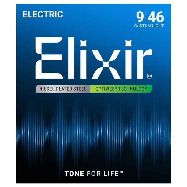 Elixir Optiweb 9-46 Coated Electric Guitar Strings
