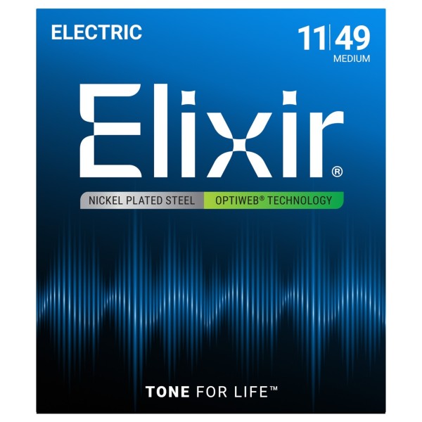 Elixir Optiweb 11-49 Coated Electric Guitar Strings