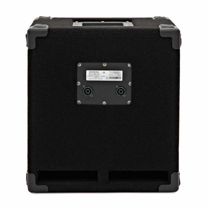 Mark Bass Markbass New York 121 Bass Speaker Cab rear view with ports and handle.