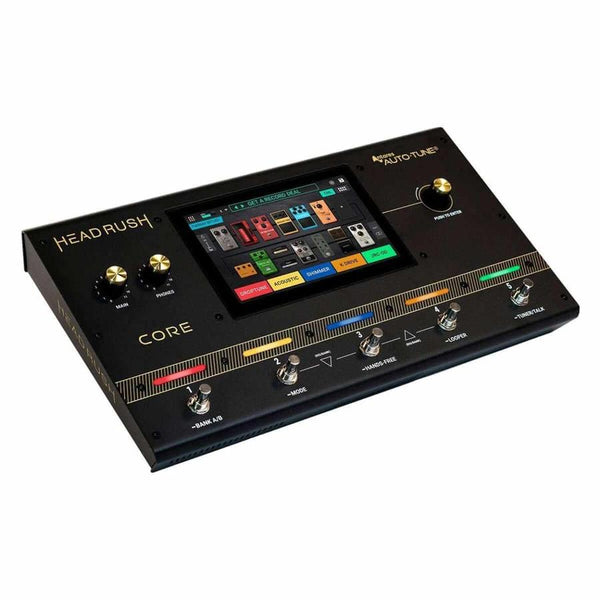 USED - Headrush Core effects pedal with a 7" touchscreen display and controls on top.