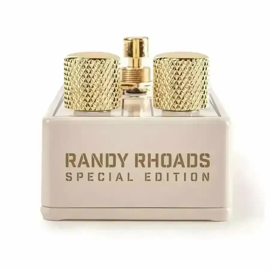MXR RANDY RHOADS MXR® SPECIAL EDITION DISTORTION+ pedal with gold knobs.