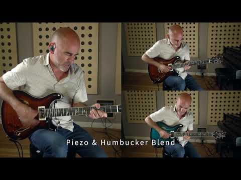 PRS - SE Hollowbody II Piezo Peacock Blue Smokeburst