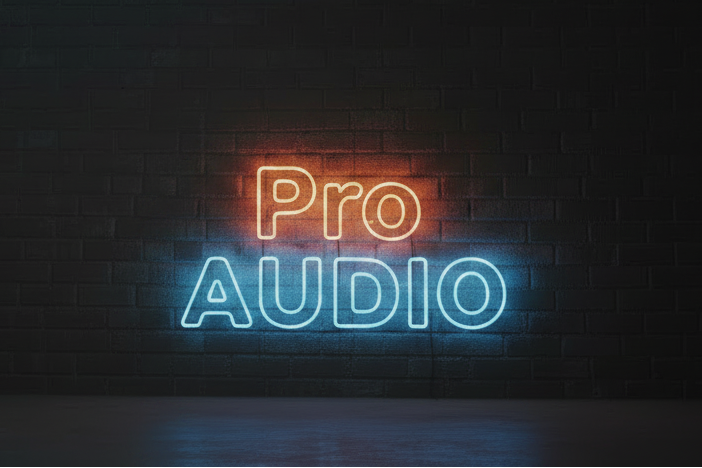 Pro Audio neon sign style 7