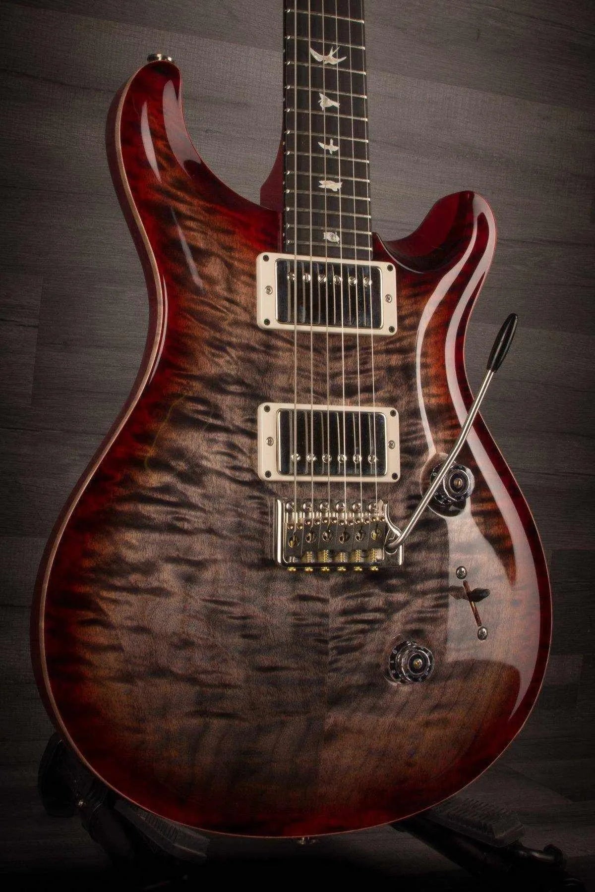 PRS Custom 24 Quilt Charcoal Cherry - #242763