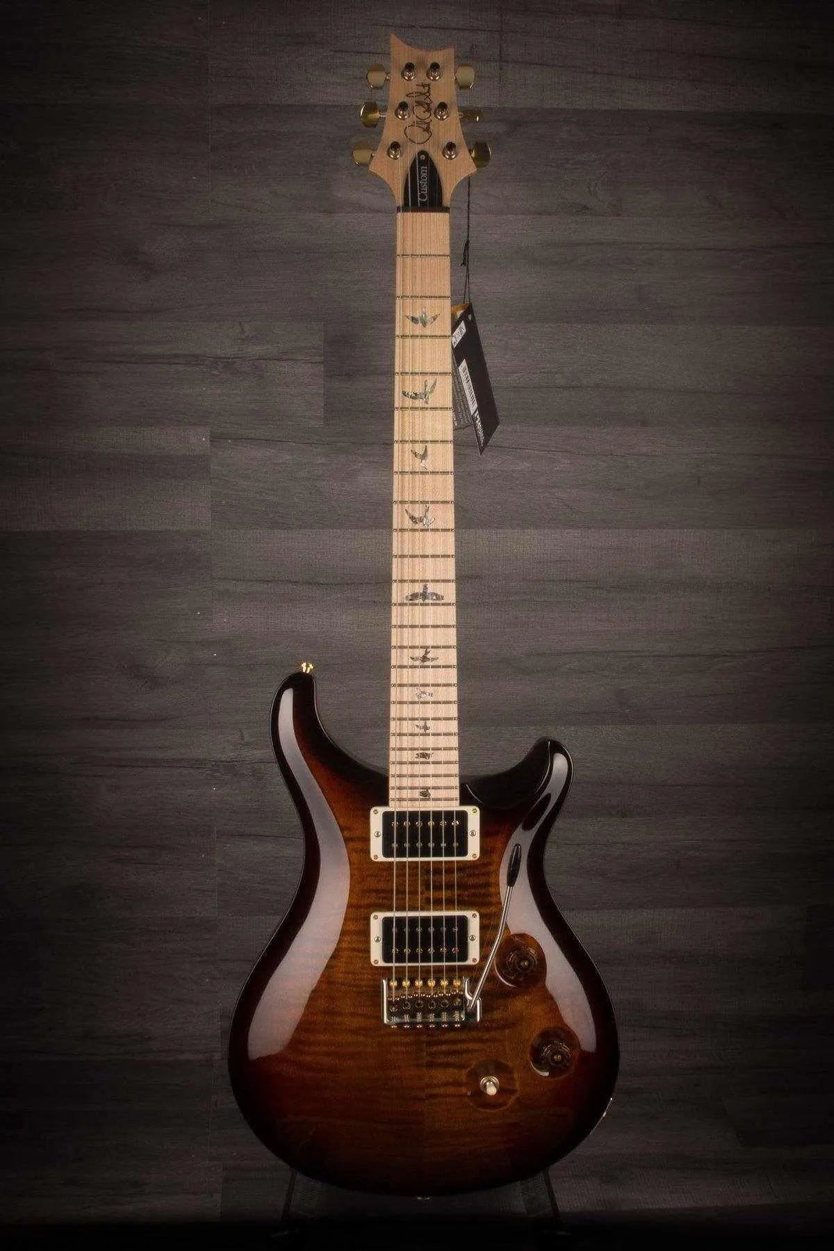 PRS Custom 24 Swamp Ash Limited, Maple Neck, Black Gold Wrap #238244