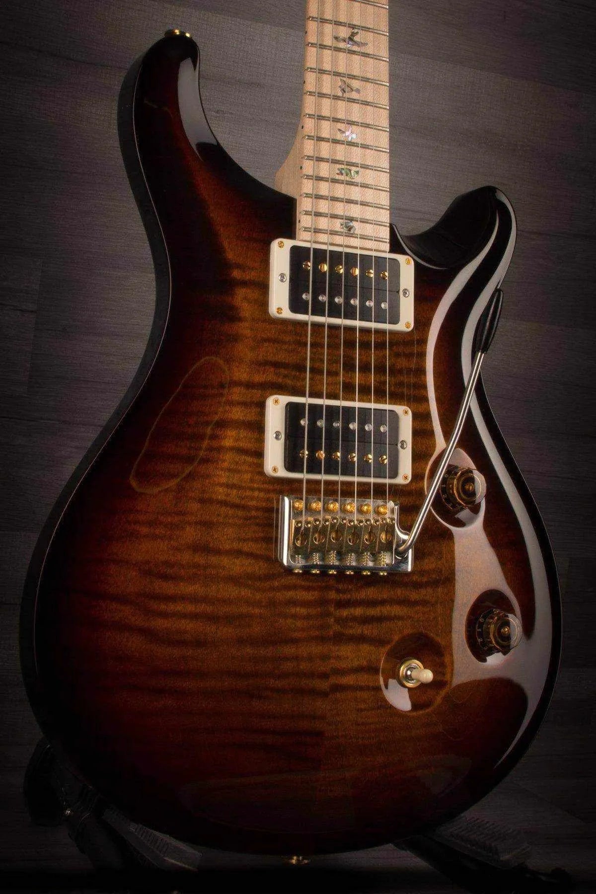PRS Custom 24 Swamp Ash Limited, Maple Neck, Black Gold Wrap #238244