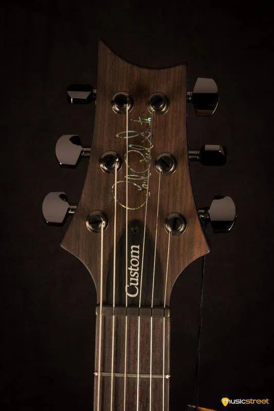 PRS Custom 24 Wood Library Charcoal Blueburst #236174 2017