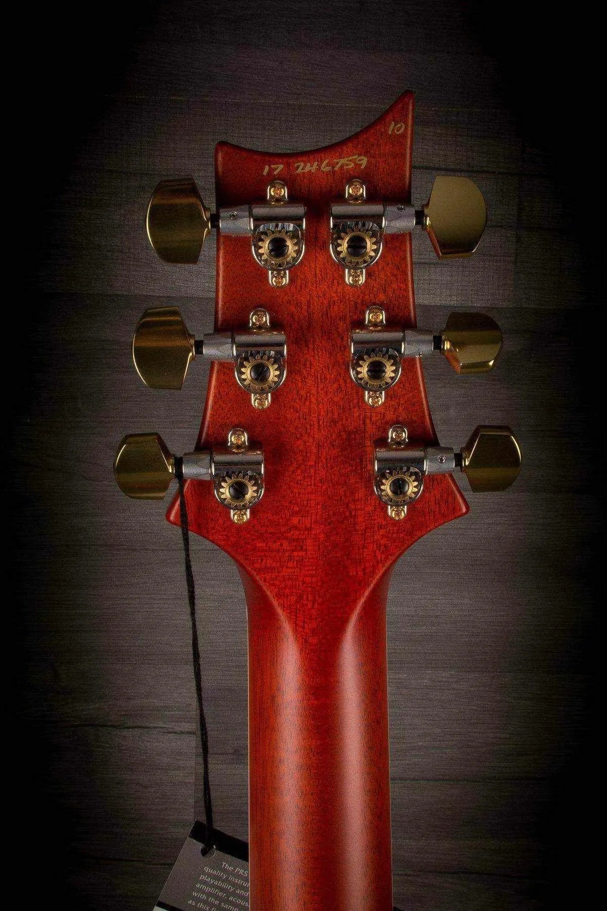 PRS SC594 Wood Library Burnt Maple Leaf Satin, Natural Back s#246759