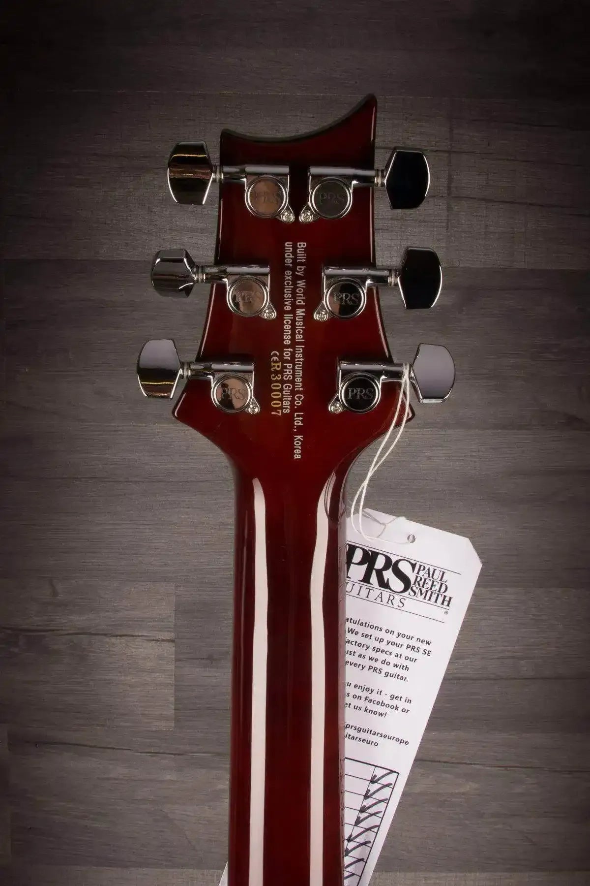 PRS SE Custom 24 Electric Guitar, Tobacco Sunburst