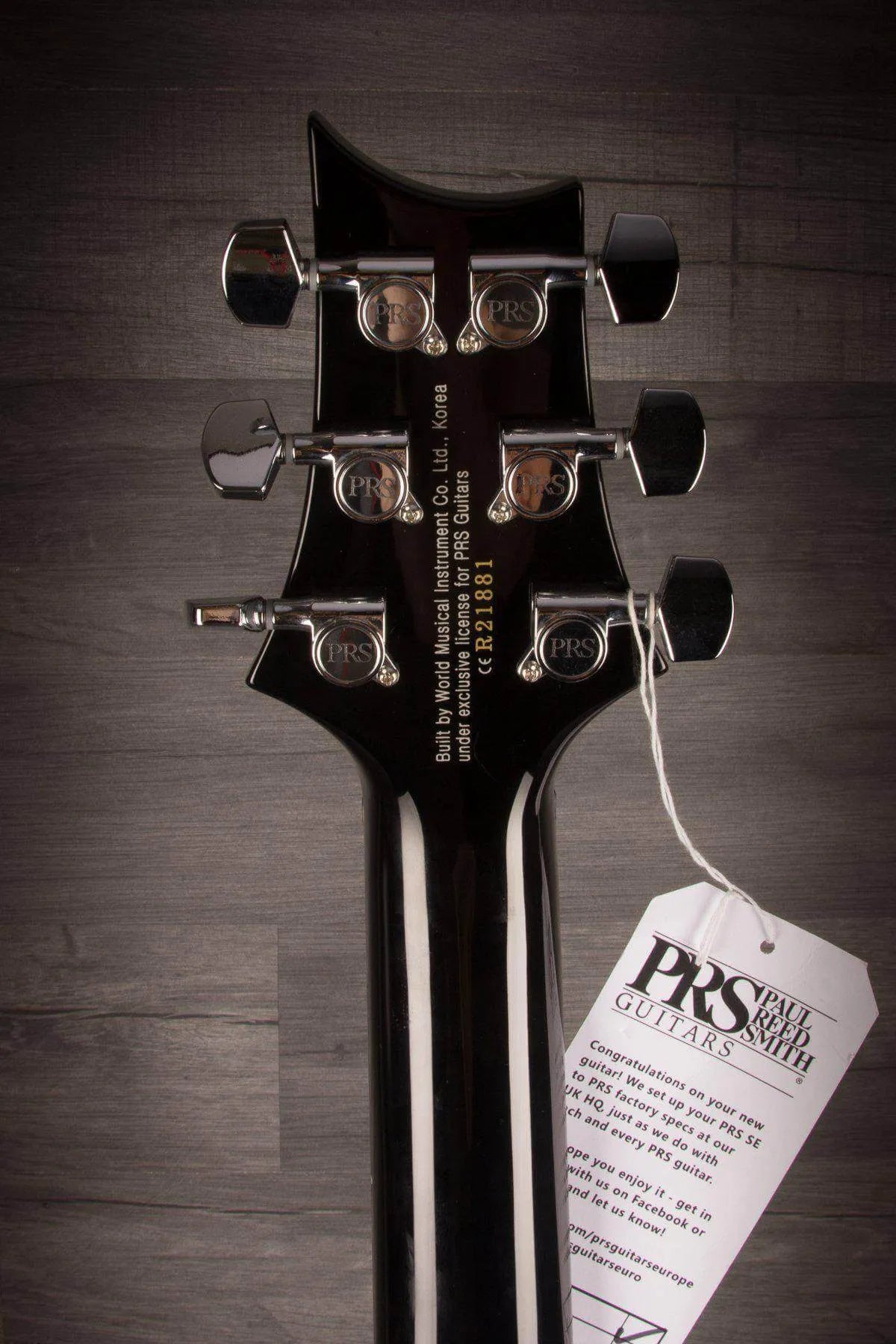 PRS SE Custom 24 Fire Red Left Handed - 2018 model