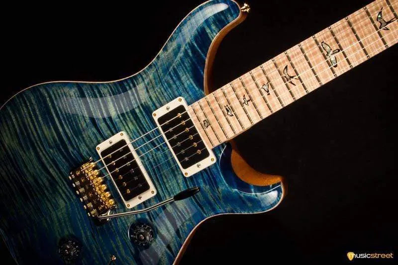 USED - PRS Custom 24 River Blue, Flame Maple Neck - #243061