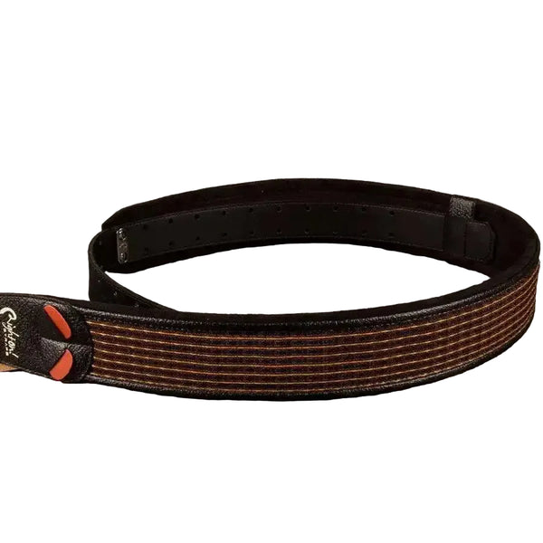 RightOn! Guitar Strap - Oxblood 070 in Black