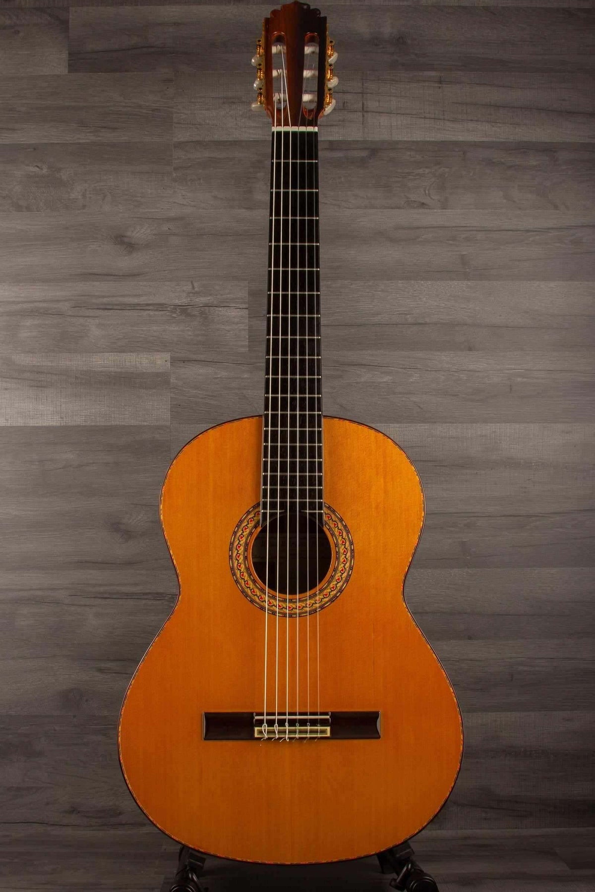 USED - Manuel Rodriguez model E guitar in superb condition with unique finish and handmade craftsmanship.