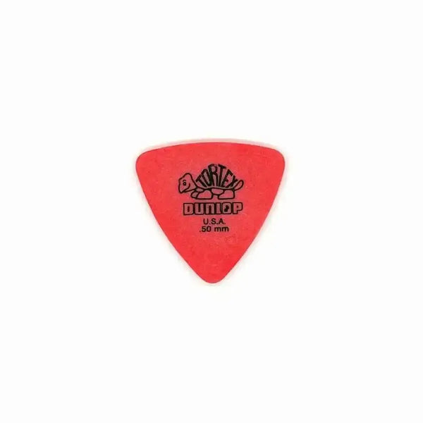 DUNLOP Tortex Triangle Player Pack 6 Piece Red 0.50mm