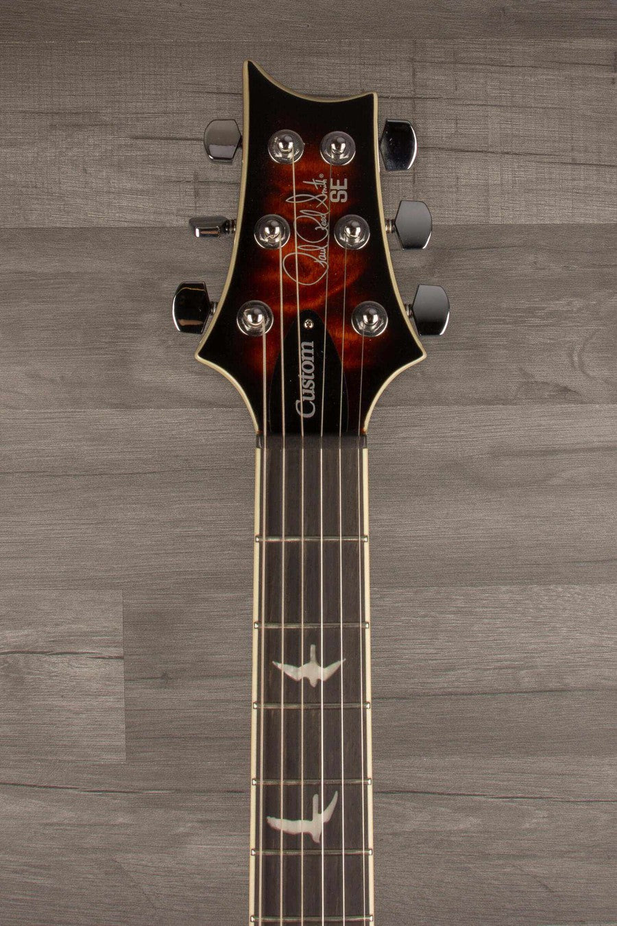 PRS - SE Custom 24 - Black Gold Sunburst Quilt Electric Guitar