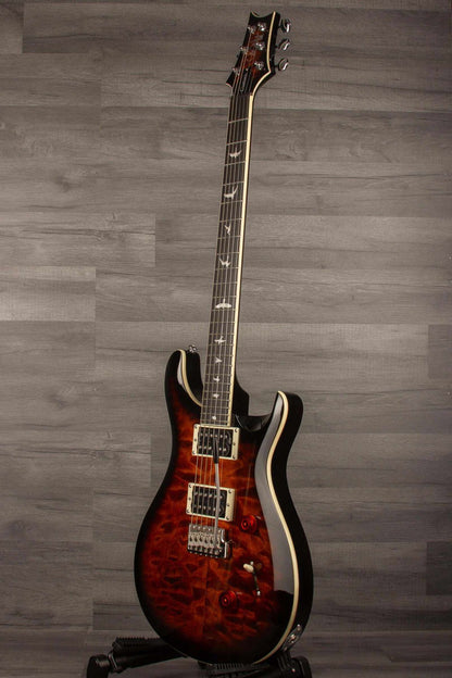 PRS - SE Custom 24 - Black Gold Sunburst Quilt Electric Guitar