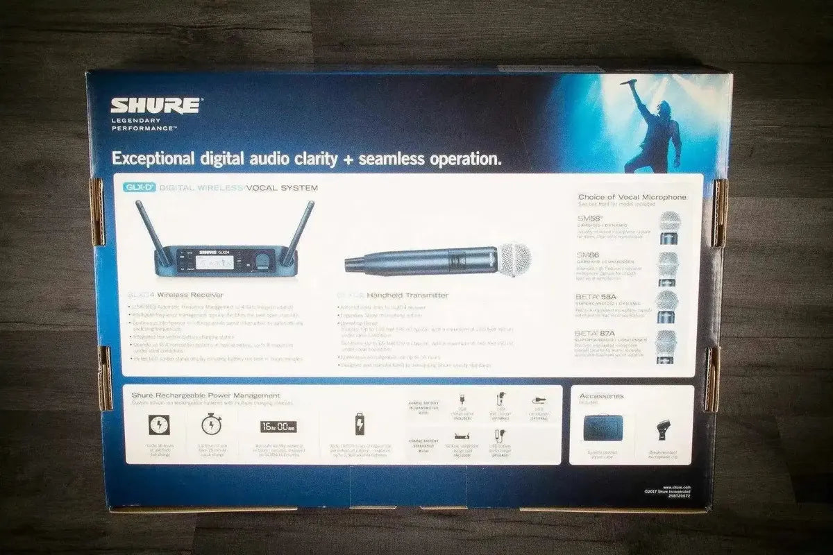 Shure Glxd Beta 58A Digital Wireless Vocal System