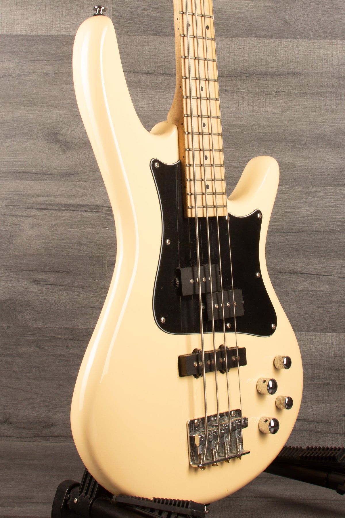 USED - Ibanez SRMD200K-VWH 4 String Bass Guitar in Vintage White - MusicStreet