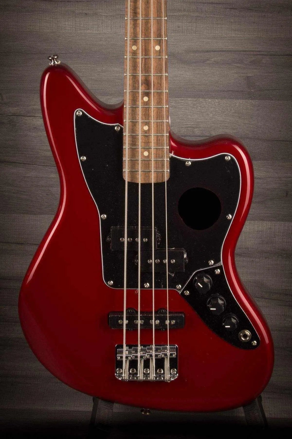 Squier - Vintage Modified Jaguar Bass Short Scale Candy Apple Red