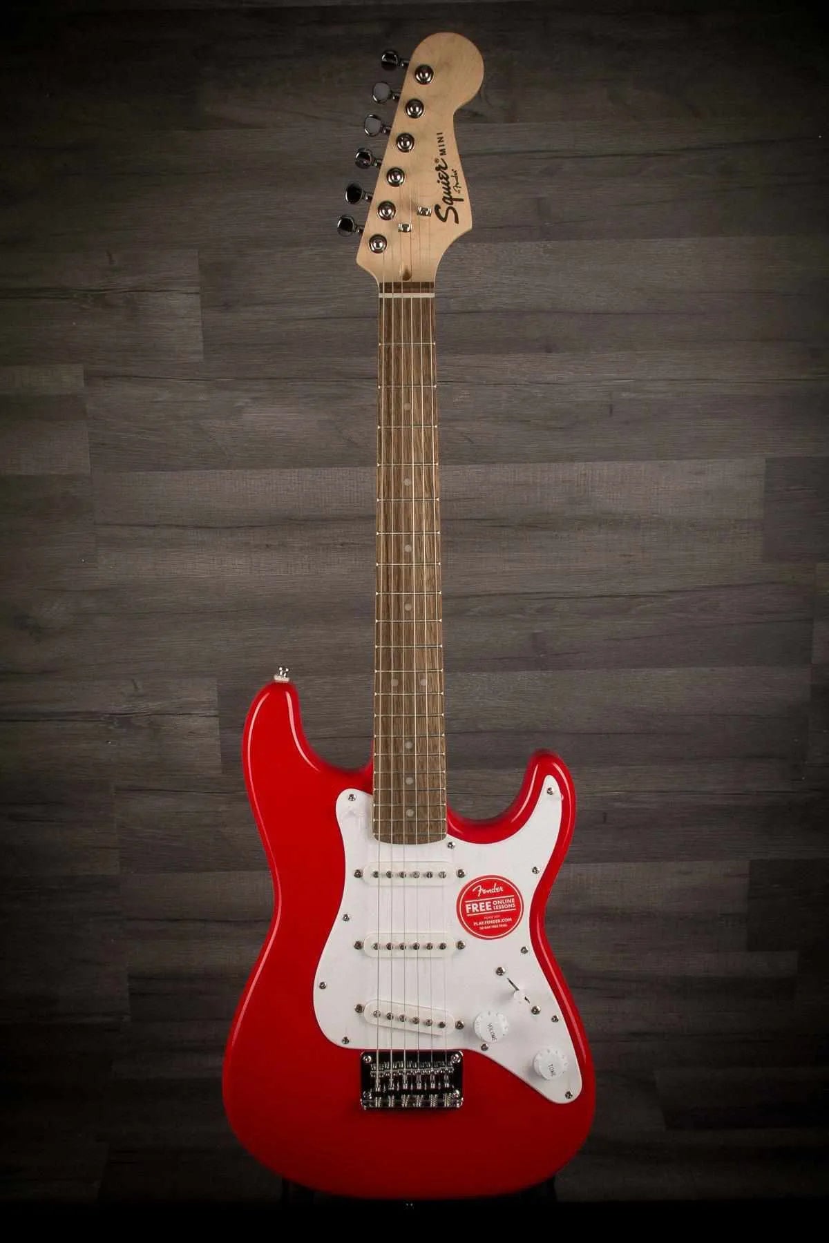 Fender Squier Stratocaster Mini Electric Guitar - Red