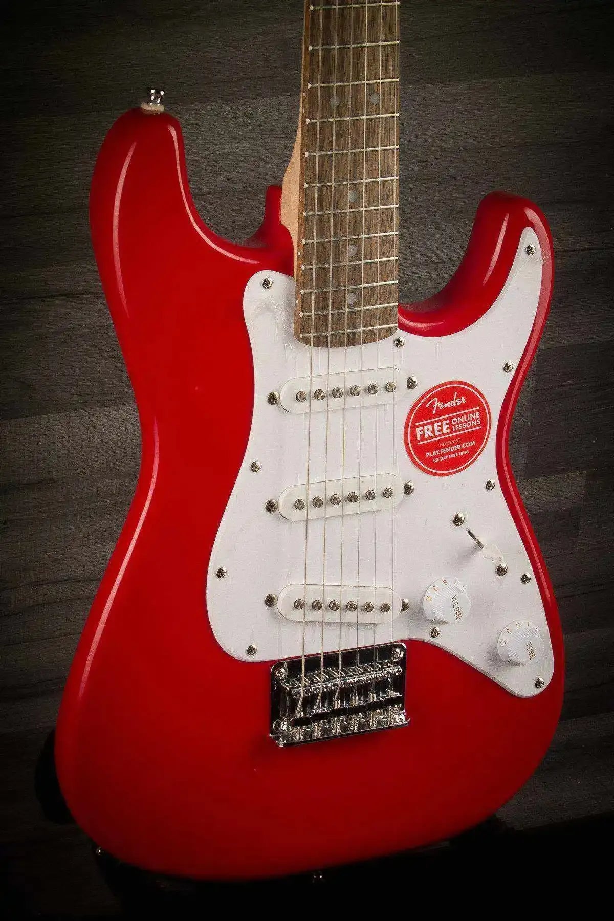 Fender Squier Stratocaster Mini Electric Guitar - Red