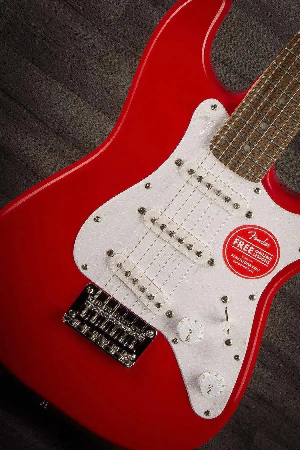 Fender Squier Stratocaster Mini Electric Guitar - Red