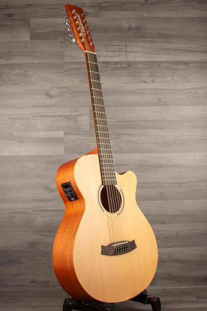 Tanglewood TR412CE 12 string cutaway Electro Acoustic Guitar