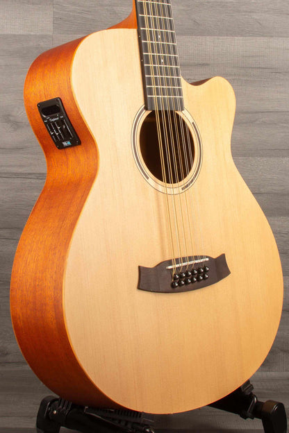 Tanglewood TR412CE 12 string cutaway Electro Acoustic Guitar