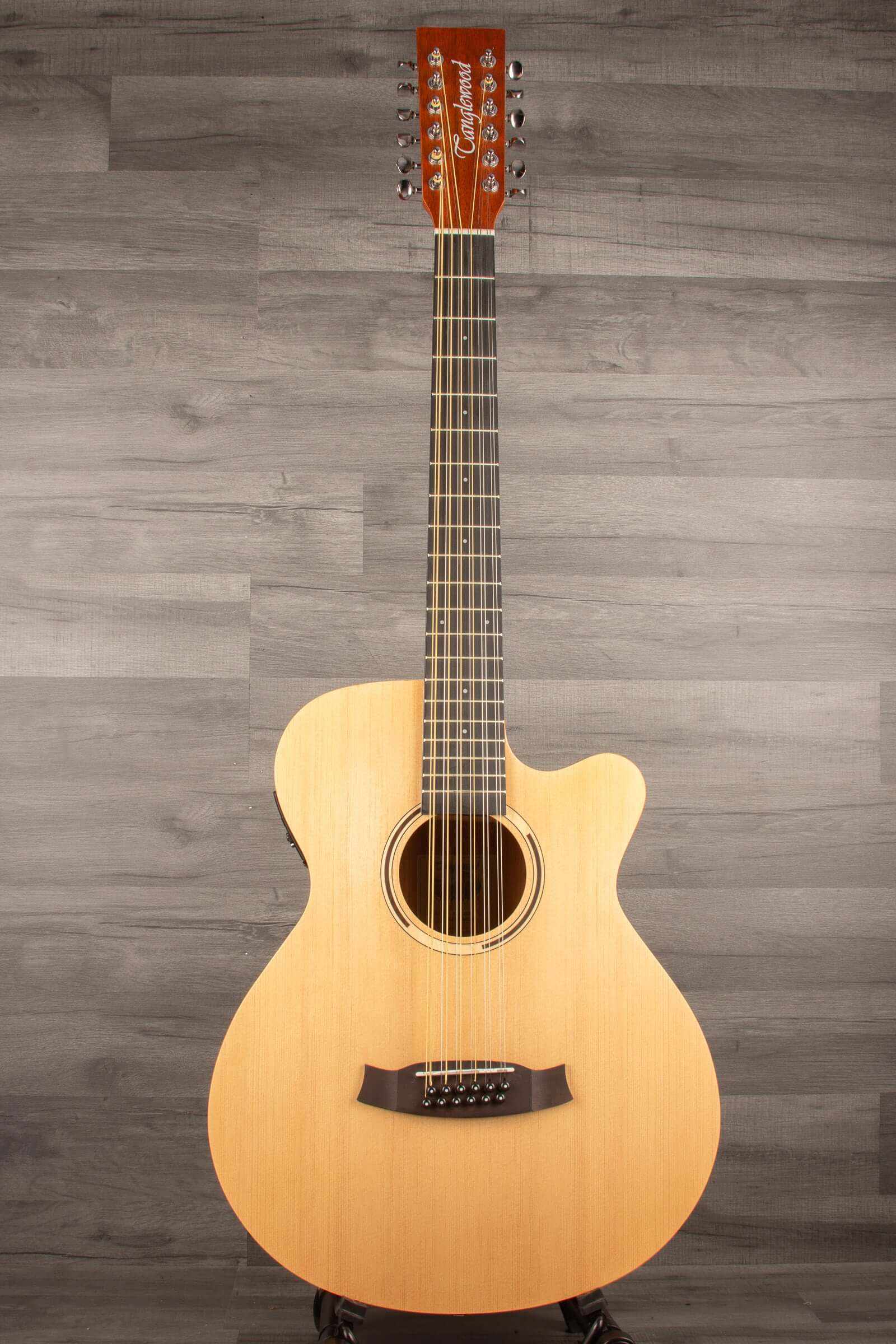Tanglewood TR412CE 12 string cutaway Electro Acoustic Guitar