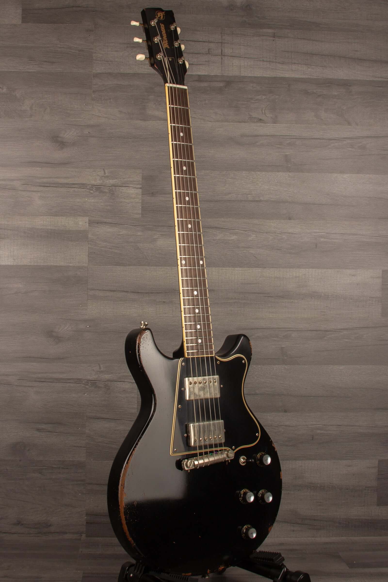 Rock 'n Roll Relics Thunders II Electric Guitar - Black