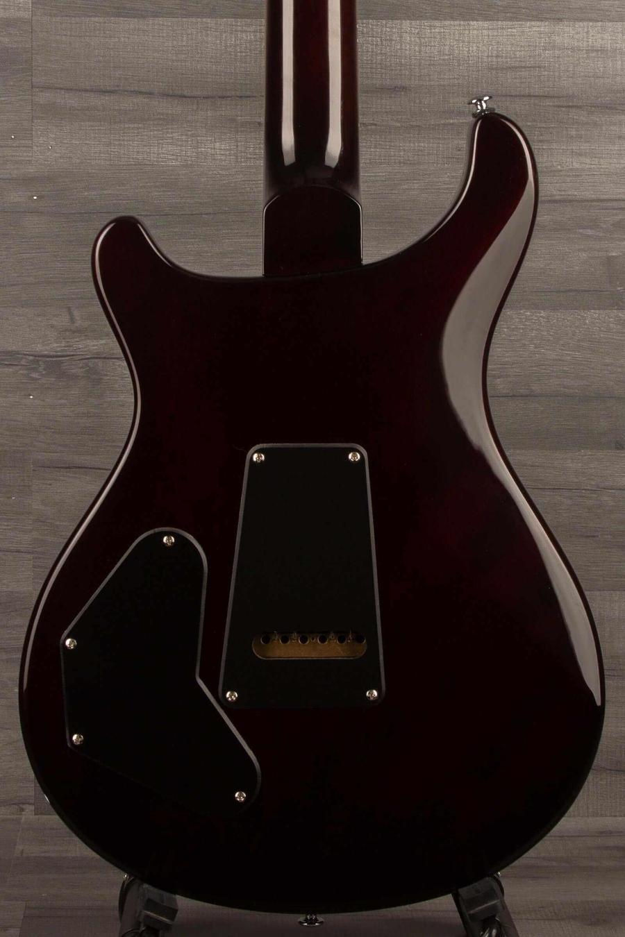 USED - PRS SE DGT Gold Top Electric Guitar back view showing sleek finish and hardware details.