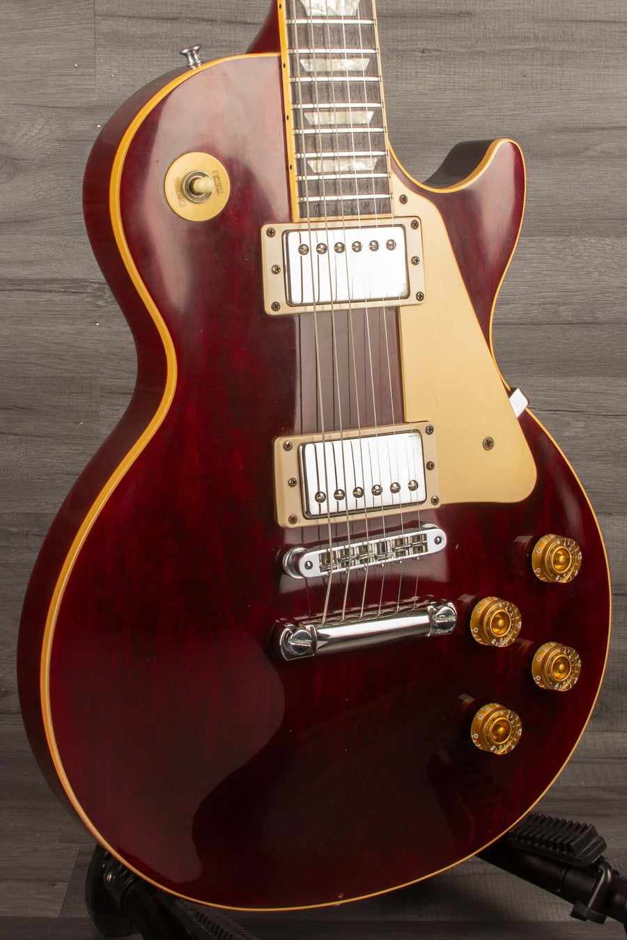 USED - 1990 Gibson Les Paul Standard Wine Red