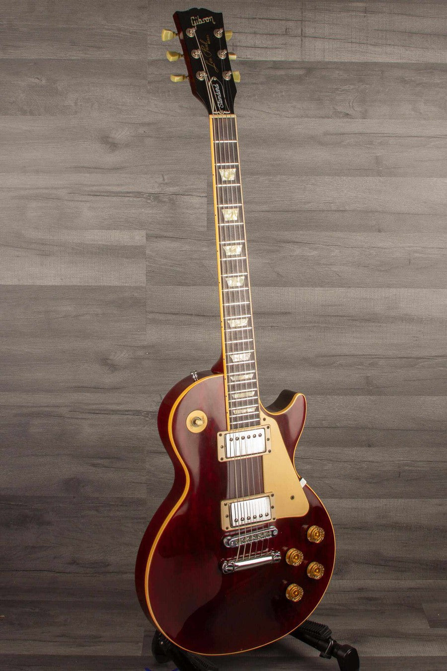 USED - 1990 Gibson Les Paul Standard Wine Red