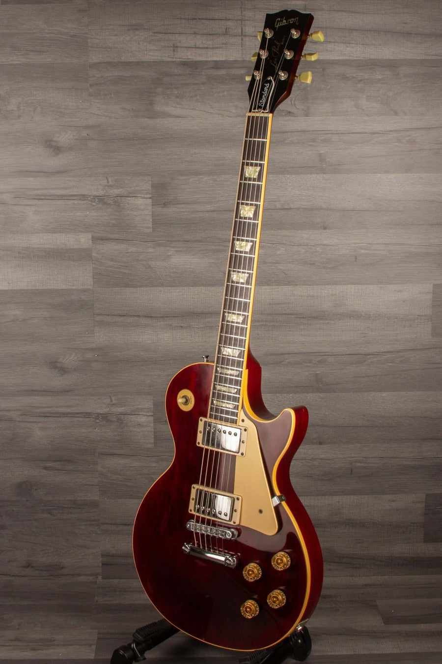 USED - 1990 Gibson Les Paul Standard Wine Red